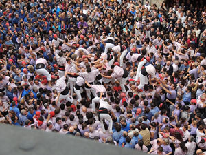 Fires 2015. Diada Castellera de Sant Narc&iacute;s amb Marrecs de Salt, Minyons de Terrassa i Capgrossos de Matar&oacute;
