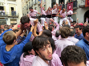 Fires 2015. Diada Castellera de Sant Narc&iacute;s amb Marrecs de Salt, Minyons de Terrassa i Capgrossos de Matar&oacute;