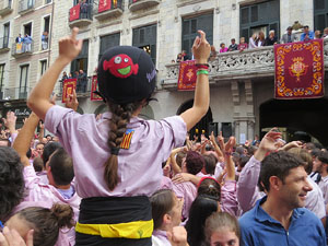 Fires 2015. Diada Castellera de Sant Narc&iacute;s amb Marrecs de Salt, Minyons de Terrassa i Capgrossos de Matar&oacute;