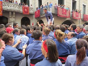Fires 2015. Diada Castellera de Sant Narc&iacute;s amb Marrecs de Salt, Minyons de Terrassa i Capgrossos de Matar&oacute;