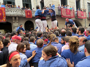 Fires 2015. Diada Castellera de Sant Narc&iacute;s amb Marrecs de Salt, Minyons de Terrassa i Capgrossos de Matar&oacute;