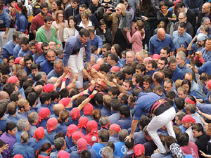 Fires 2015. Diada Castellera de Sant Narc&iacute;s amb Marrecs de Salt, Minyons de Terrassa i Capgrossos de Matar&oacute;
