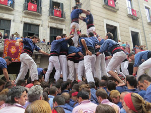 Fires 2015. Diada Castellera de Sant Narc&iacute;s amb Marrecs de Salt, Minyons de Terrassa i Capgrossos de Matar&oacute;