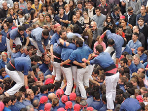 Fires 2015. Diada Castellera de Sant Narc&iacute;s amb Marrecs de Salt, Minyons de Terrassa i Capgrossos de Matar&oacute;