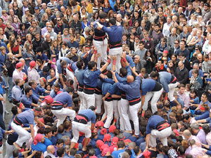 Fires 2015. Diada Castellera de Sant Narc&iacute;s amb Marrecs de Salt, Minyons de Terrassa i Capgrossos de Matar&oacute;