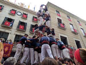 Fires 2015. Diada Castellera de Sant Narc&iacute;s amb Marrecs de Salt, Minyons de Terrassa i Capgrossos de Matar&oacute;