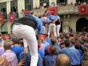Fires 2015. Diada Castellera de Sant Narc&iacute;s amb Marrecs de Salt, Minyons de Terrassa i Capgrossos de Matar&oacute;