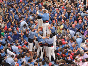 Fires 2015. Diada Castellera de Sant Narc&iacute;s amb Marrecs de Salt, Minyons de Terrassa i Capgrossos de Matar&oacute;