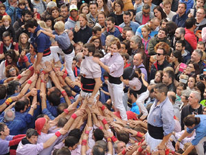 Fires 2015. Diada Castellera de Sant Narc&iacute;s amb Marrecs de Salt, Minyons de Terrassa i Capgrossos de Matar&oacute;