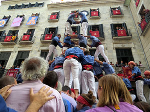 Fires 2015. Diada Castellera de Sant Narc&iacute;s amb Marrecs de Salt, Minyons de Terrassa i Capgrossos de Matar&oacute;