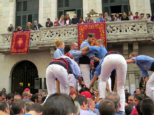 Fires 2015. Diada Castellera de Sant Narc&iacute;s amb Marrecs de Salt, Minyons de Terrassa i Capgrossos de Matar&oacute;