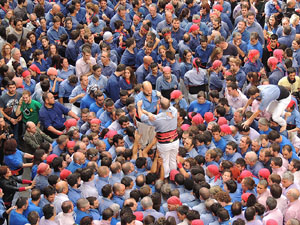 Fires 2015. Diada Castellera de Sant Narc&iacute;s amb Marrecs de Salt, Minyons de Terrassa i Capgrossos de Matar&oacute;