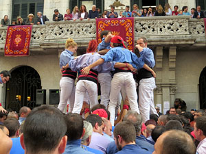 Fires 2015. Diada Castellera de Sant Narc&iacute;s amb Marrecs de Salt, Minyons de Terrassa i Capgrossos de Matar&oacute;