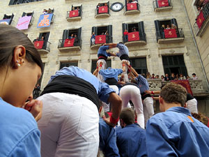 Fires 2015. Diada Castellera de Sant Narc&iacute;s amb Marrecs de Salt, Minyons de Terrassa i Capgrossos de Matar&oacute;