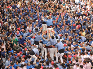 Fires 2015. Diada Castellera de Sant Narc&iacute;s amb Marrecs de Salt, Minyons de Terrassa i Capgrossos de Matar&oacute;