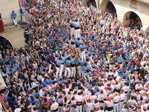 Fires 2015. Diada Castellera de Sant Narc&iacute;s amb Marrecs de Salt, Minyons de Terrassa i Capgrossos de Matar&oacute;