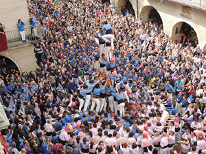 Fires 2015. Diada Castellera de Sant Narc&iacute;s amb Marrecs de Salt, Minyons de Terrassa i Capgrossos de Matar&oacute;