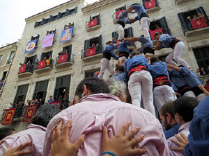 Fires 2015. Diada Castellera de Sant Narc&iacute;s amb Marrecs de Salt, Minyons de Terrassa i Capgrossos de Matar&oacute;