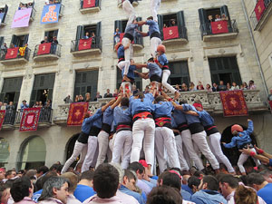 Fires 2015. Diada Castellera de Sant Narc&iacute;s amb Marrecs de Salt, Minyons de Terrassa i Capgrossos de Matar&oacute;