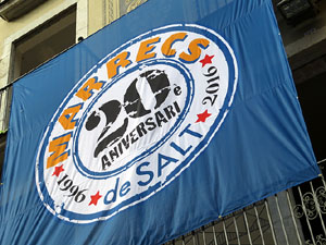 Fires 2015. Diada Castellera de Sant Narc&iacute;s amb Marrecs de Salt, Minyons de Terrassa i Capgrossos de Matar&oacute;