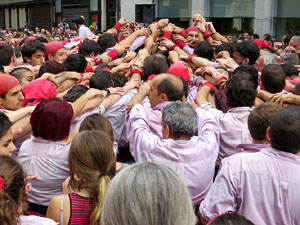 Fires 2015. Diada Castellera de Sant Narc&iacute;s amb Marrecs de Salt, Minyons de Terrassa i Capgrossos de Matar&oacute;