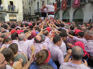 Fires 2015. Diada Castellera de Sant Narc&iacute;s amb Marrecs de Salt, Minyons de Terrassa i Capgrossos de Matar&oacute;