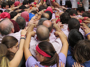 Fires 2015. Diada Castellera de Sant Narc&iacute;s amb Marrecs de Salt, Minyons de Terrassa i Capgrossos de Matar&oacute;