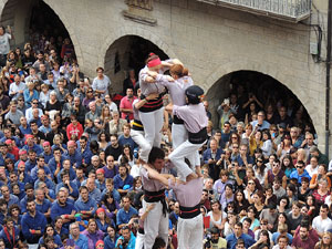 Fires 2015. Diada Castellera de Sant Narc&iacute;s amb Marrecs de Salt, Minyons de Terrassa i Capgrossos de Matar&oacute;