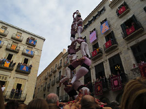 Fires 2015. Diada Castellera de Sant Narc&iacute;s amb Marrecs de Salt, Minyons de Terrassa i Capgrossos de Matar&oacute;