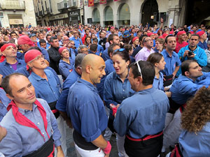 Fires 2015. Diada Castellera de Sant Narc&iacute;s amb Marrecs de Salt, Minyons de Terrassa i Capgrossos de Matar&oacute;