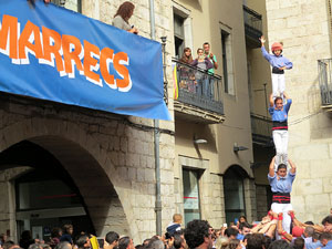 Fires 2015. Diada Castellera de Sant Narc&iacute;s amb Marrecs de Salt, Minyons de Terrassa i Capgrossos de Matar&oacute;