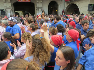 Fires 2015. Diada Castellera de Sant Narc&iacute;s amb Marrecs de Salt, Minyons de Terrassa i Capgrossos de Matar&oacute;