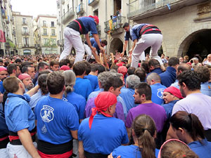 Fires 2015. Diada Castellera de Sant Narc&iacute;s amb Marrecs de Salt, Minyons de Terrassa i Capgrossos de Matar&oacute;