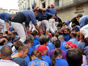 Fires 2015. Diada Castellera de Sant Narc&iacute;s amb Marrecs de Salt, Minyons de Terrassa i Capgrossos de Matar&oacute;