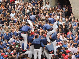 Fires 2015. Diada Castellera de Sant Narc&iacute;s amb Marrecs de Salt, Minyons de Terrassa i Capgrossos de Matar&oacute;