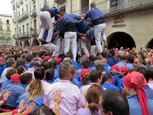Fires 2015. Diada Castellera de Sant Narc&iacute;s amb Marrecs de Salt, Minyons de Terrassa i Capgrossos de Matar&oacute;