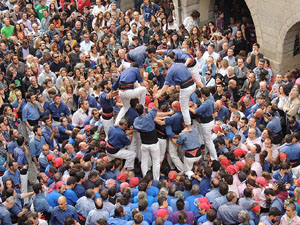 Fires 2015. Diada Castellera de Sant Narc&iacute;s amb Marrecs de Salt, Minyons de Terrassa i Capgrossos de Matar&oacute;