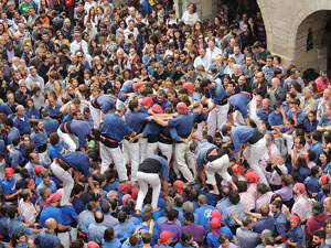 Fires 2015. Diada Castellera de Sant Narc&iacute;s amb Marrecs de Salt, Minyons de Terrassa i Capgrossos de Matar&oacute;