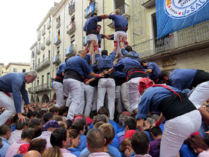 Fires 2015. Diada Castellera de Sant Narc&iacute;s amb Marrecs de Salt, Minyons de Terrassa i Capgrossos de Matar&oacute;