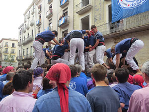 Fires 2015. Diada Castellera de Sant Narc&iacute;s amb Marrecs de Salt, Minyons de Terrassa i Capgrossos de Matar&oacute;