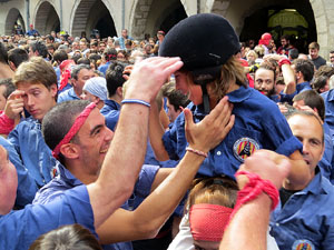 Fires 2015. Diada Castellera de Sant Narc&iacute;s amb Marrecs de Salt, Minyons de Terrassa i Capgrossos de Matar&oacute;