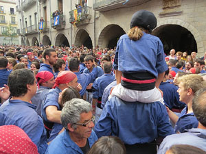 Fires 2015. Diada Castellera de Sant Narc&iacute;s amb Marrecs de Salt, Minyons de Terrassa i Capgrossos de Matar&oacute;