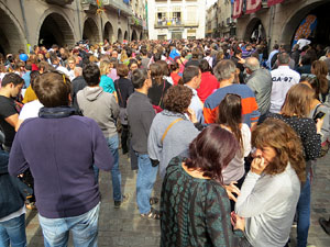 Fires 2015. Diada Castellera de Sant Narc&iacute;s amb Marrecs de Salt, Minyons de Terrassa i Capgrossos de Matar&oacute;