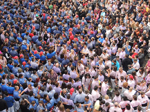 Fires 2015. Diada Castellera de Sant Narc&iacute;s amb Marrecs de Salt, Minyons de Terrassa i Capgrossos de Matar&oacute;