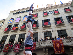 Fires 2015. Diada Castellera de Sant Narc&iacute;s amb Marrecs de Salt, Minyons de Terrassa i Capgrossos de Matar&oacute;