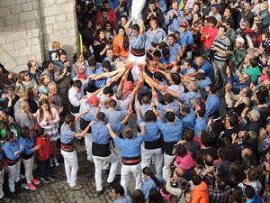 Fires 2015. Diada Castellera de Sant Narc&iacute;s amb Marrecs de Salt, Minyons de Terrassa i Capgrossos de Matar&oacute;