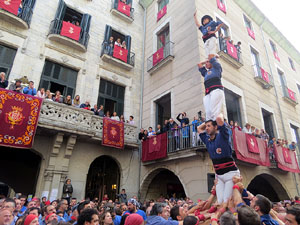 Fires 2015. Diada Castellera de Sant Narc&iacute;s amb Marrecs de Salt, Minyons de Terrassa i Capgrossos de Matar&oacute;