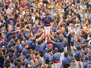 Fires 2015. Diada Castellera de Sant Narc&iacute;s amb Marrecs de Salt, Minyons de Terrassa i Capgrossos de Matar&oacute;