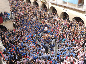Fires 2015. Diada Castellera de Sant Narc&iacute;s amb Marrecs de Salt, Minyons de Terrassa i Capgrossos de Matar&oacute;