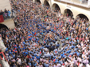 Fires 2015. Diada Castellera de Sant Narc&iacute;s amb Marrecs de Salt, Minyons de Terrassa i Capgrossos de Matar&oacute;